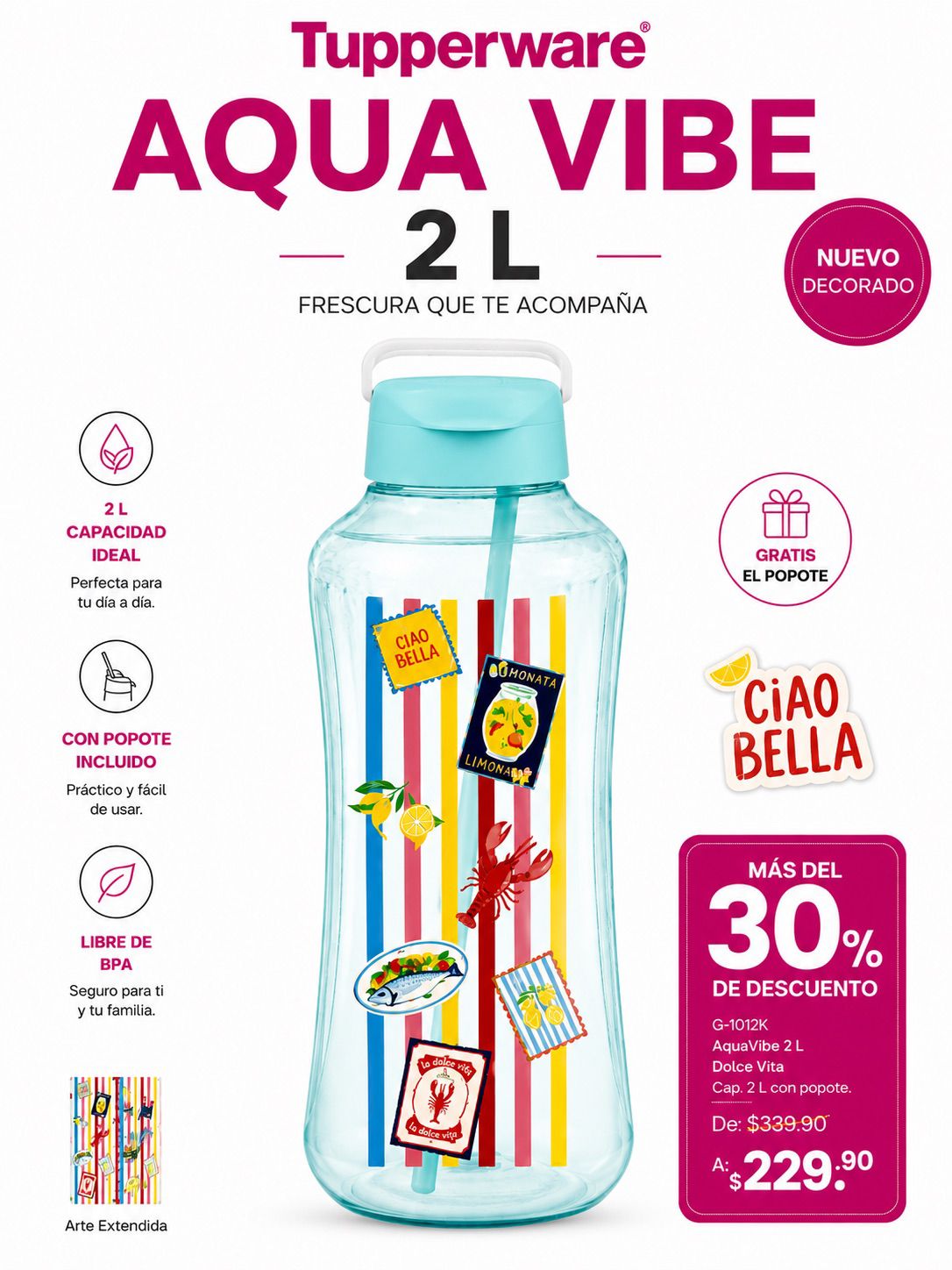 AQUA VIBE 2L DOLCE VITA